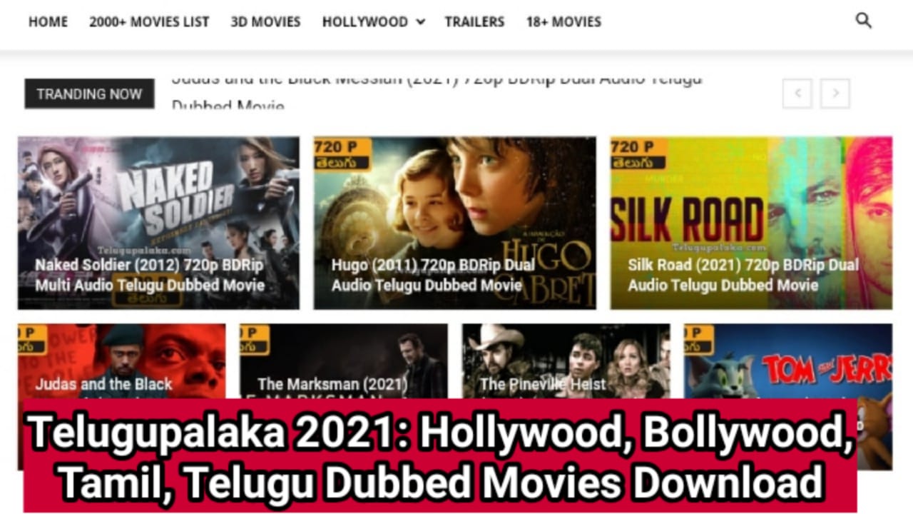 Telugupalaka 2021: Hollywood, Bollywood, Tamil, Telugu Dubbed Movies Download Telugupalaka 2021 Hollywood, Bollywood, Tamil, Telugu Dubbed Movies Download