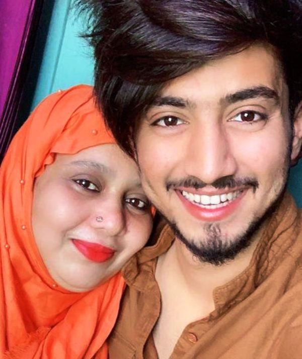 Faisal Shaikh with His Mother