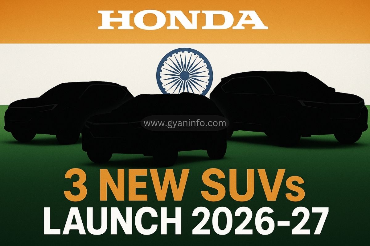 Honda to Launch 3 New SUVs in India by 2026-27 Honda to Launch 3 New SUVs in India by 2026-27