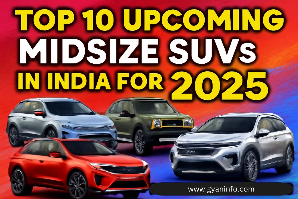 Top 10 Upcoming Midsize SUVs in India for 2025: EVs, Hybrids & Petrol Picks