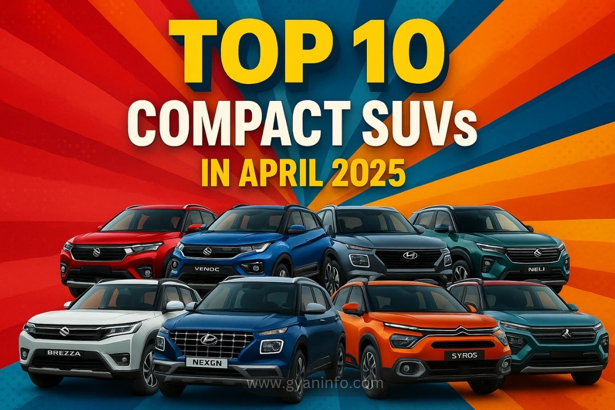 Top 10 Compact SUVs in April 2025: Brezza, Nexon, Venue, Syros & More